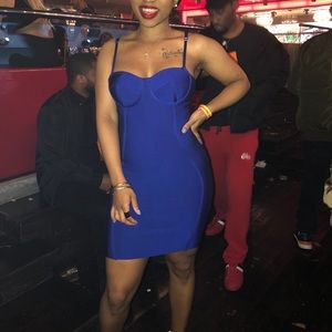 Blue Bandage Dress
